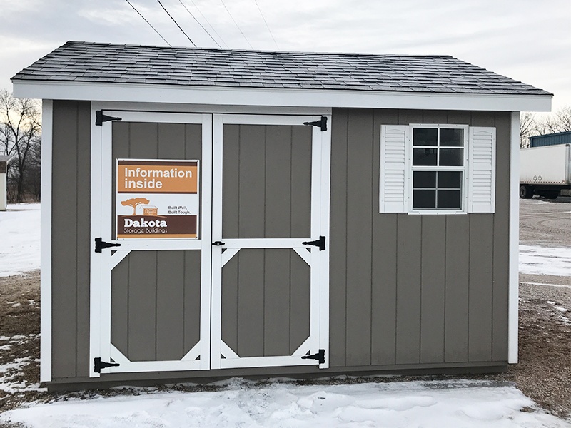 Dakota Storage Buildings' Brainerd, Minnesota Shed Display Lot